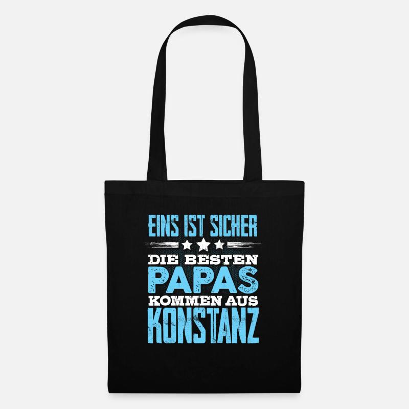 KONSTANZ - papa - Stoffbeutel - Schwarz
