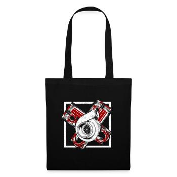Super Turbocharger Best Gift to Engine Enthusiast - Tote Bag - black - Front