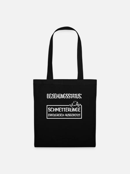 Beziehungsstatus Single - Stoffbeutel - Schwarz