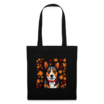 Autumn dog - Tote Bag - black - Front