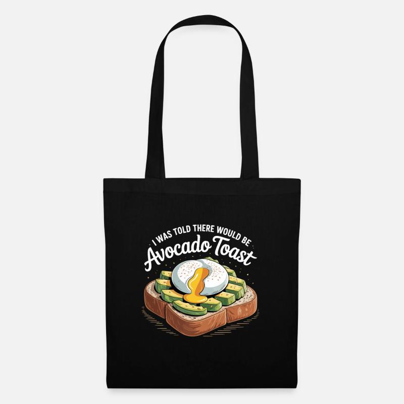 Wo ist der Avocado-Toast? - Stoffbeutel - Schwarz