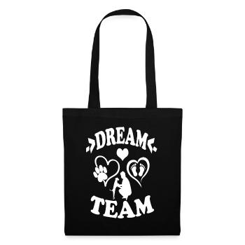 Dream team - Sac en tissu - noir - Devant