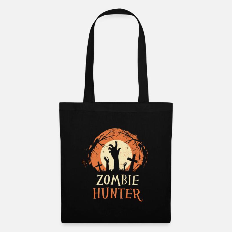 Zombie Hunter Halloween - Tote Bag - black