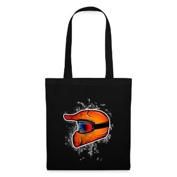Motocross red - Tote Bag - black - Front