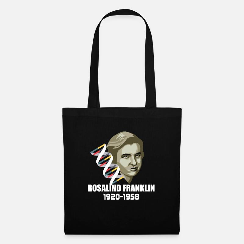 Rosalind Franklin - Stoffbeutel - Schwarz