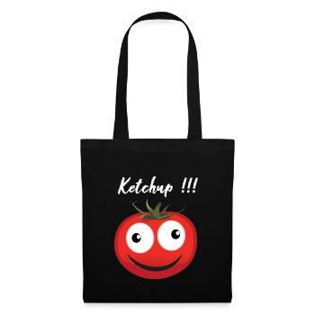 Ketchup - Sac en tissu - noir - Devant