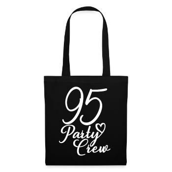 95 Party Crew 95th Birthday Party 95 Years Old - Tote Bag - black - Front