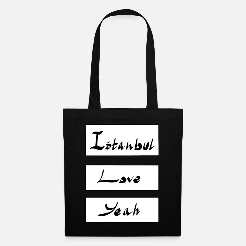 Istanbul Liebe yeah - Stoffbeutel - Schwarz