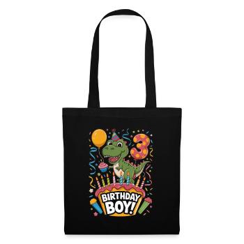 Dinosaur 3rd Birthday Birthday Boy 3 - Tote Bag - black - Front