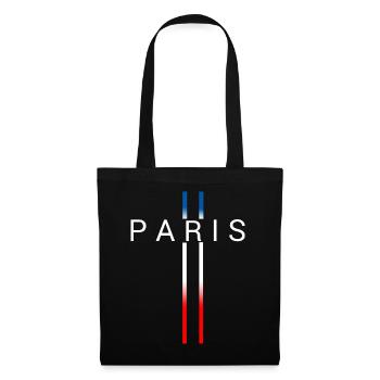 FRANCE - Sac en tissu - noir - Devant