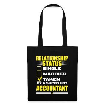 Funny His and Her Gift Idea Accountant - Tote Bag - black - Front