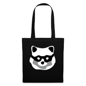 rogue racoon - Sac en tissu - noir - Devant