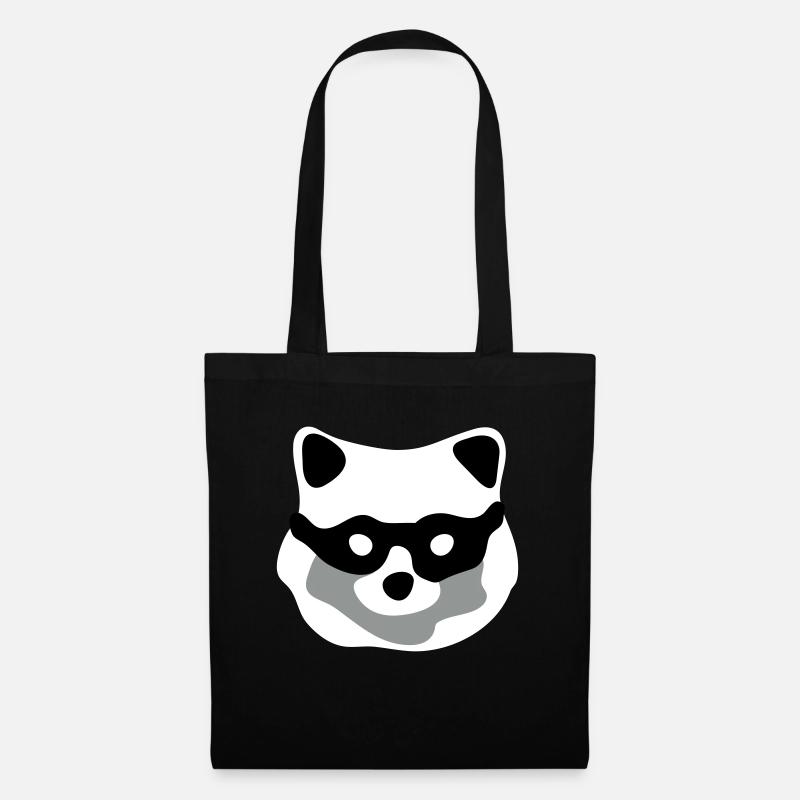 rogue racoon - Stoffbeutel - Schwarz
