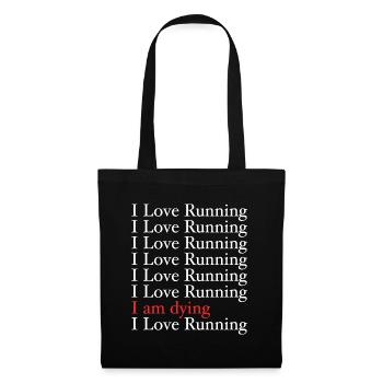 I Love Running - Tote Bag - black - Front