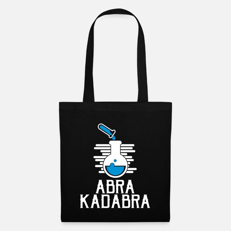 Science Abra Kadabra - Wissenschaft - Stoffbeutel - Schwarz