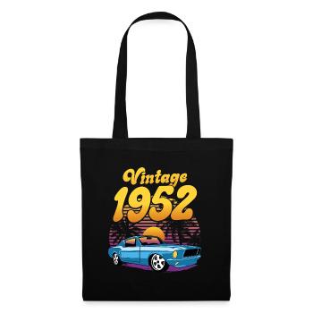 Retro Anniversary 1952 70 Years Anniversary - Tote Bag - black - Front