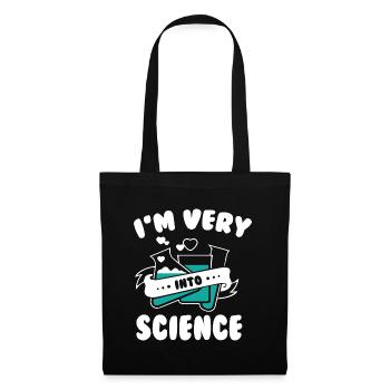 Je suis très intéressé par la science - Sac en tissu - noir - Devant