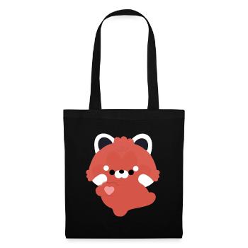 Love Red Panda - Tote Bag - black - Front