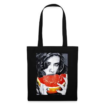 Superbe fille de melon - Sac en tissu - noir - Devant