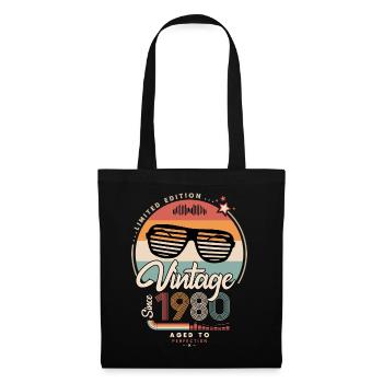 Vintage since 1980 - Tote Bag - black - Front