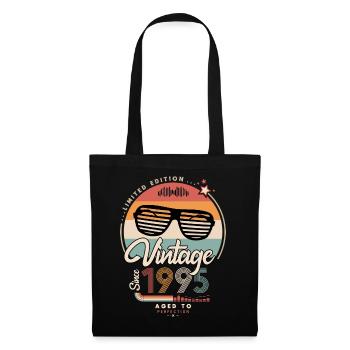 Vintage since 1995 - Sac en tissu - noir - Devant