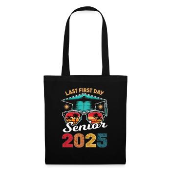 Last first day of school senior 2025 - Tote Bag - black - Front