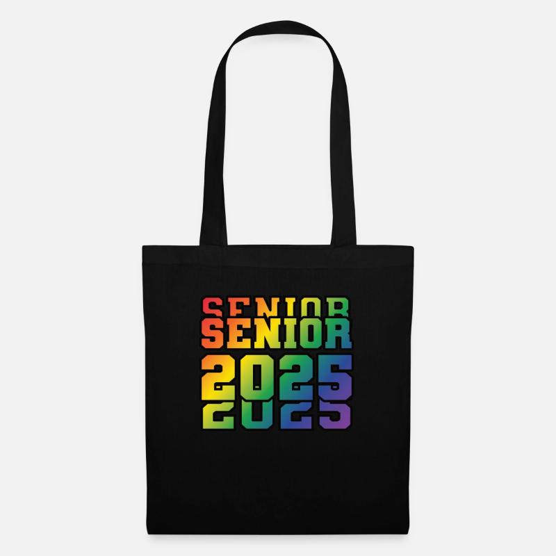 Senior 2025 Retired Retirement - Stoffbeutel - Schwarz