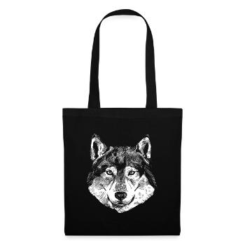 Wolf - Tote Bag - black - Front