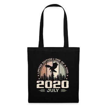 Incomparable depuis juillet 2020, 4e Anniversaire - Sac en tissu - noir - Devant