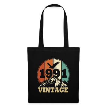 Vintage 1991 - Tote Bag - black - Front
