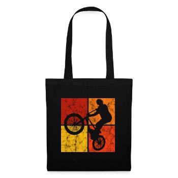 BMX Bike Bike Retro Gift Bicycle Motocross - Tote Bag - black - Front
