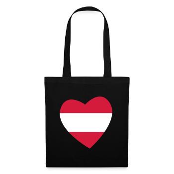 Heart Austria - Tote Bag - black - Front