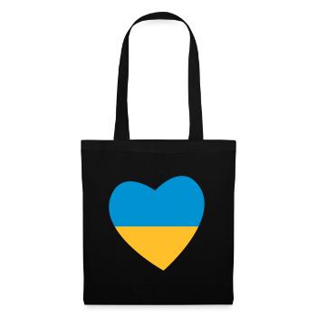 Heart Ukraine - Tote Bag - black - Front