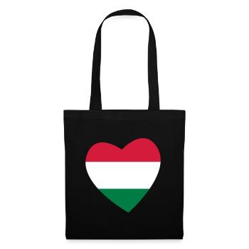 Heart Hungary - Tote Bag - black - Front
