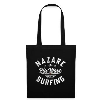 NAZARE BIG WAVE WORLD RECORD 86 FEET - Stoffbeutel - Schwarz - Vorne