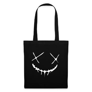 Scary Smile Face - White Edition - Tote Bag - black - Front