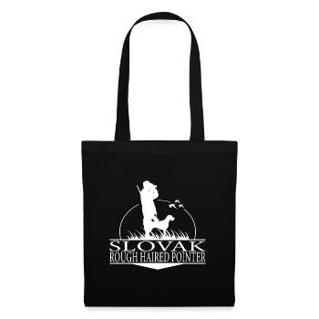 POINTER SLOVAQUE À POIL RUGUEUX Chiens de chasse Wilsigns - Sac en tissu - noir - Devant