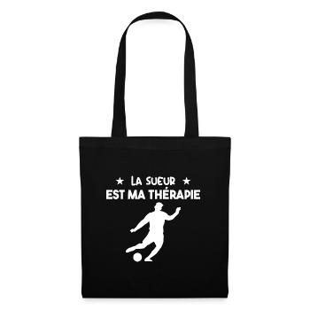 La Sueur Est Ma Thérapie - Sac en tissu - noir - Devant