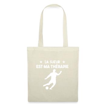 La Sueur Est Ma Thérapie - Sac en tissu - nature - Devant