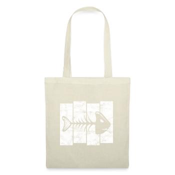 Arêtes de poisson pour pêcheurs, pêcheurs et enfants | Poissons - Sac en tissu - nature - Devant