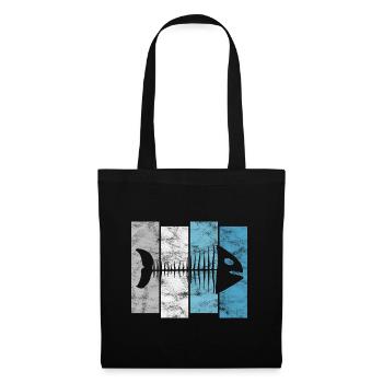 for anglers, fishermen and children | Pisces - Tote Bag - black - Front