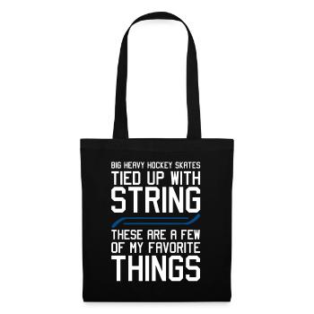 Hockey Skates Favorite Things - Tote Bag - black - Front