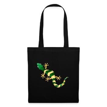 Geometric lizard - Tote Bag - black - Front