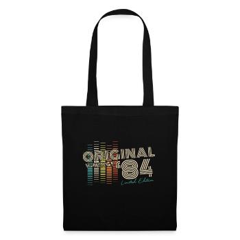 Original Vintage 1984 Vintage Rétro Anniversaire - Sac en tissu - noir - Devant