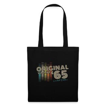 Original 1965 Vintage Rétro Cadeau d’anniversaire - Sac en tissu - noir - Devant