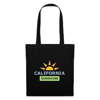 ★ design colors changeable ★ California Sunshine - Tote Bag - black - Front
