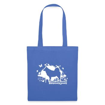ISLANDHUND Hunde Hund Wilsigns - Stoffbeutel - Hellblau - Vorne