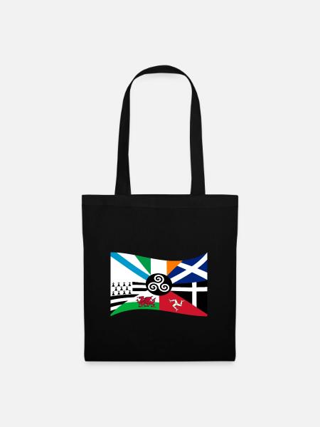 Bandeira Celtic Nations - Stoffbeutel - Schwarz