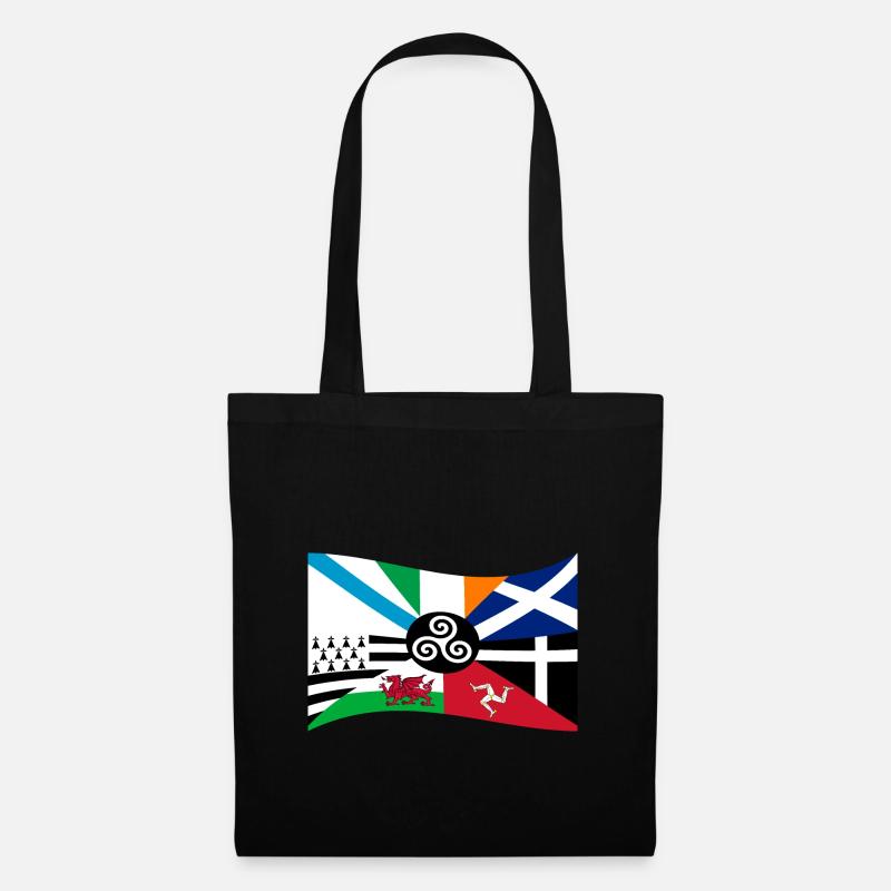 Bandeira Celtic Nations - Tote Bag - black