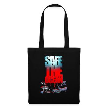 Safe the ocean - Tote Bag - black - Front